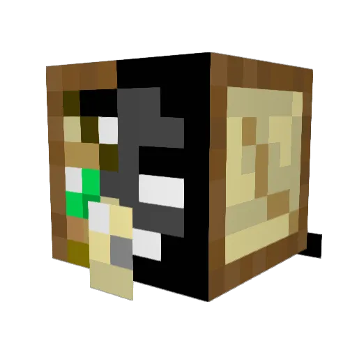 HydraEye Minecraft avatar head, 3D render
