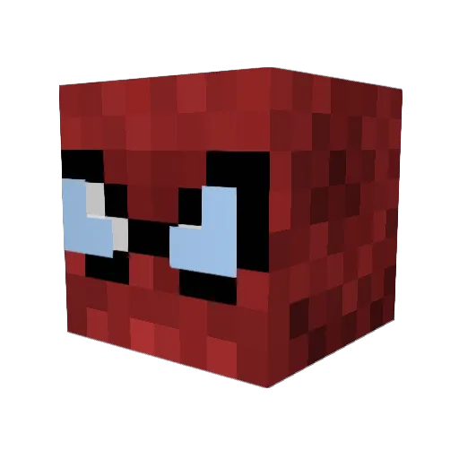 HydraHitta Minecraft avatar head, 3D render