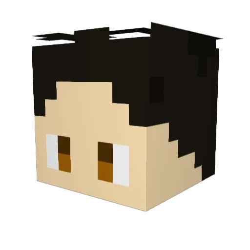 Minecraft-Avatar von HydraK08: Kopf als 3D-Render