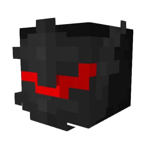 HydraMystic Minecraft avatar head, 3D render