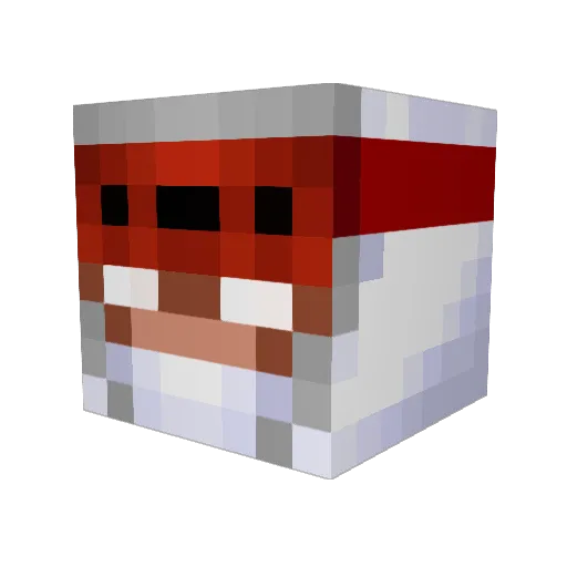 HydraOffi Minecraft avatar head, 3D render