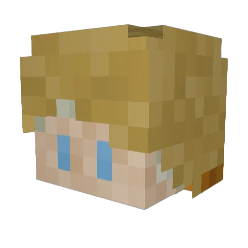 Hydra_Felix Minecraft avatar head, 3D render