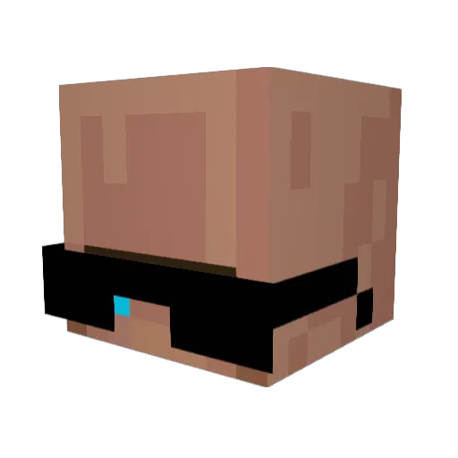 Hydra_ReFoLix Minecraft avatar head, 3D render