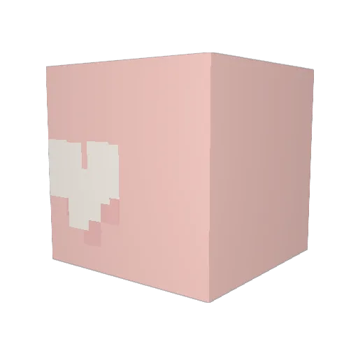 HydrateCollects Minecraft avatar head, 3D render
