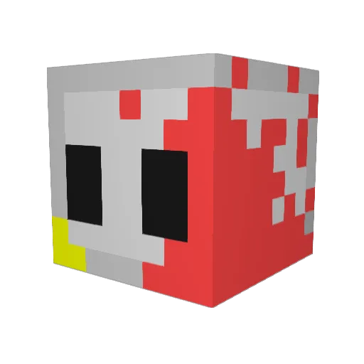 HydratedDude880 Minecraft avatar head, 3D render