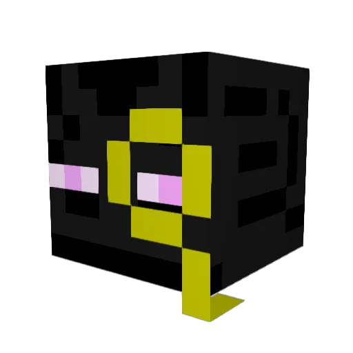 Hydraton1 Minecraft avatar head, 3D render