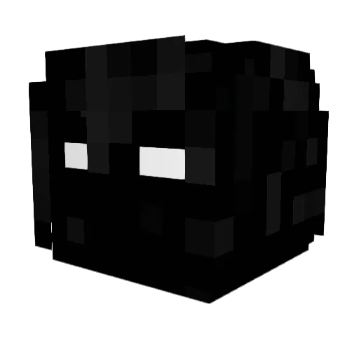 Hydro12313 Minecraft avatar head, 3D render