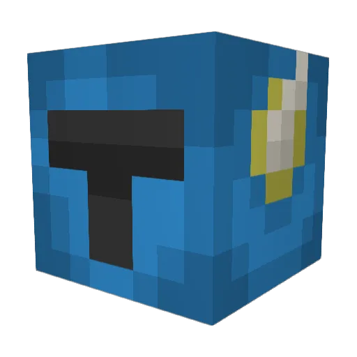 Hydro_Cone Minecraft avatar head, 3D render