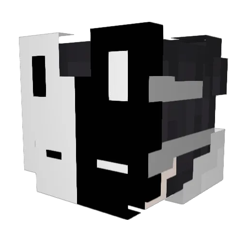 Hydrogen1901 Minecraft avatar head, 3D render