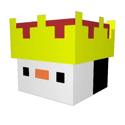 HydrogenWok Minecraft avatar head, 3D render