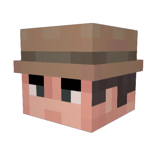 Hydrology Minecraft avatar head, 3D render