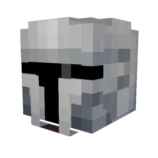 Hydrophobia Minecraft avatar head, 3D render