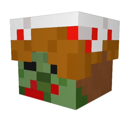 Hyduhh_21 Minecraft avatar head, 3D render