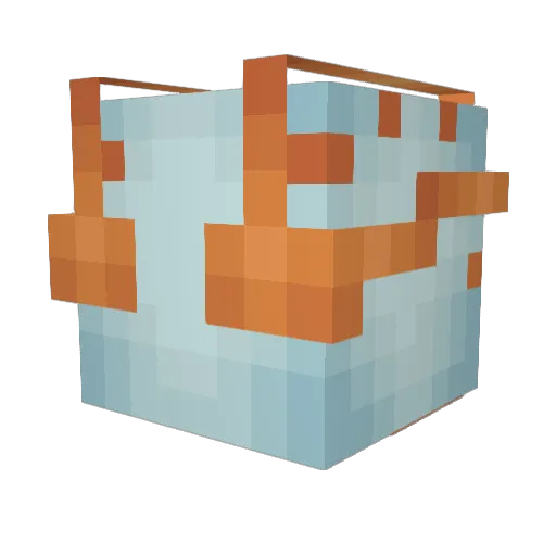 Hydzilla Minecraft avatar head, 3D render