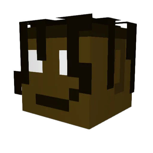 Hye508 Minecraft avatar head, 3D render