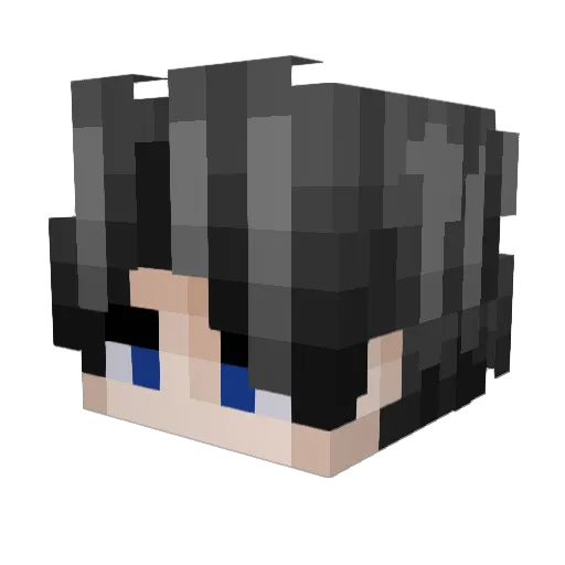 HyeanYang Minecraft avatar head, 3D render