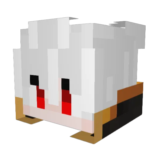 Hyeidalon Minecraft avatar head, 3D render