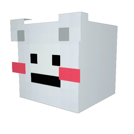 Hyeja091 Minecraft avatar head, 3D render
