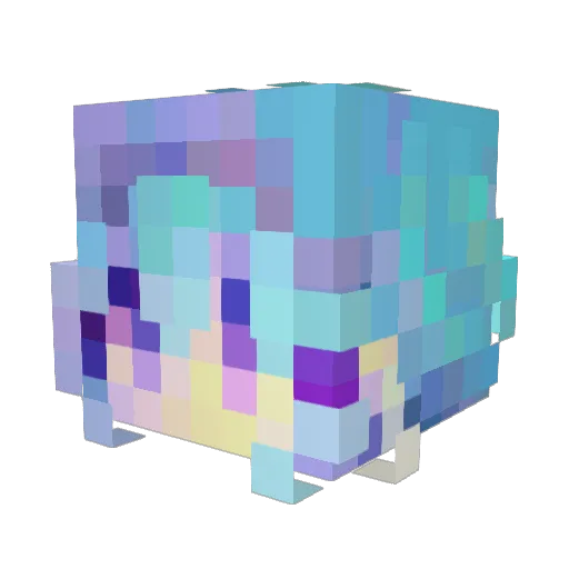 HyenaRex Minecraft avatar head, 3D render