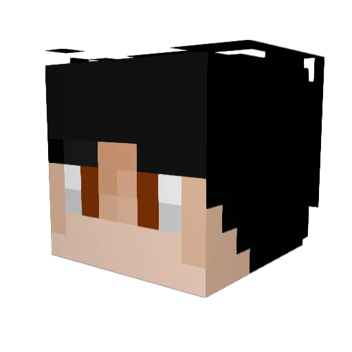HyeokChan Minecraft avatar head, 3D render