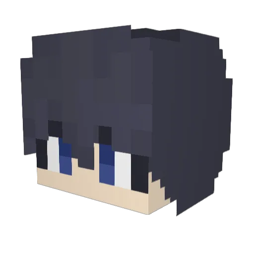 Hyeon9547 Minecraft avatar head, 3D render