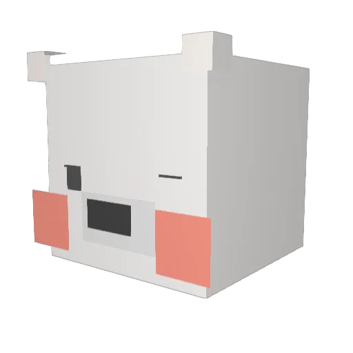 Hyeon_Jae Minecraft avatar head, 3D render