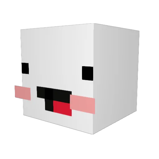 Hyeon_Pung Minecraft avatar head, 3D render