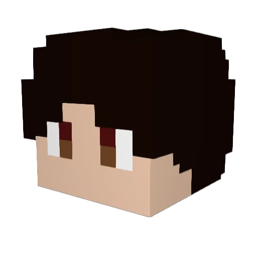 Hyeonjun0505 Minecraft avatar head, 3D render