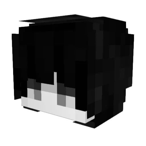 Hygeeheh Minecraft avatar head, 3D render