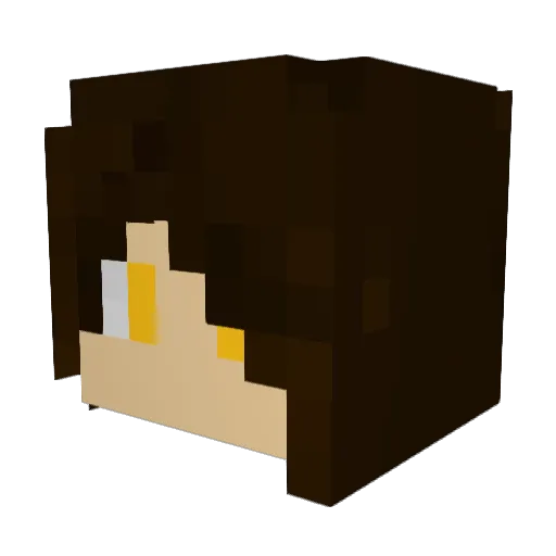 HylainAlchemist Minecraft avatar head, 3D render