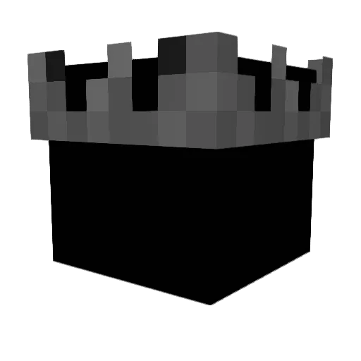 Hyldraw Minecraft avatar head, 3D render