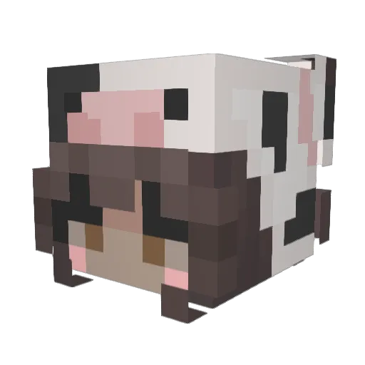 HyliaOmL Minecraft avatar head, 3D render