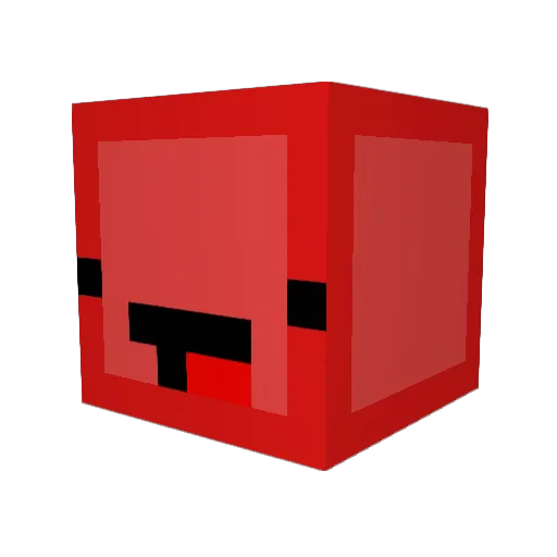 Hymans Minecraft avatar head, 3D render