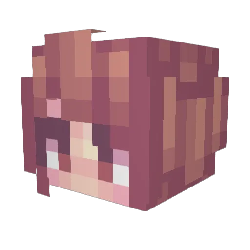 HymnForLucifer Minecraft avatar head, 3D render
