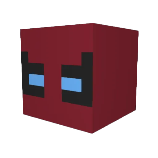 HynnSai Minecraft avatar head, 3D render