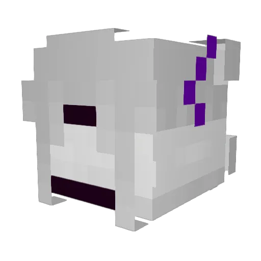 Hyomonto Minecraft avatar head, 3D render