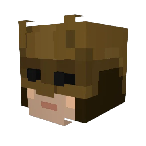 HypOwo Minecraft avatar head, 3D render