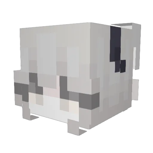 HypeLock Minecraft avatar head, 3D render