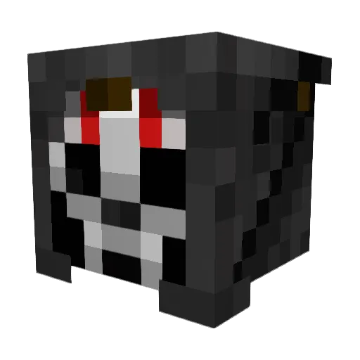 HypeRDooby Minecraft avatar head, 3D render