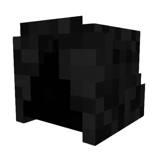 HypeVisMan Minecraft avatar head, 3D render