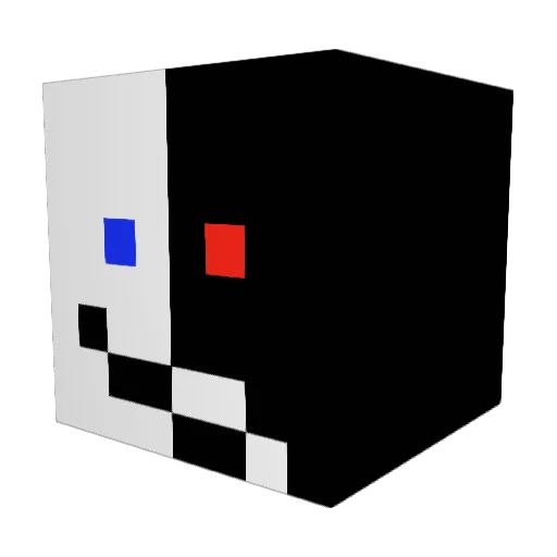 Hype_Night09 Minecraft avatar head, 3D render