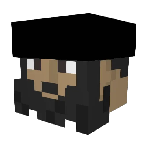 Hype_XP Minecraft avatar head, 3D render
