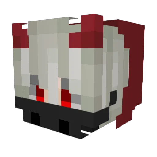 HypedKid2K Minecraft avatar head, 3D render