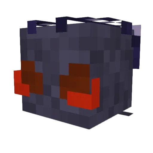 HypedUpDoggo Minecraft avatar head, 3D render