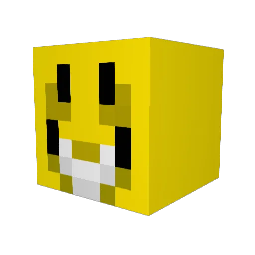 HyperAlexx Minecraft avatar head, 3D render