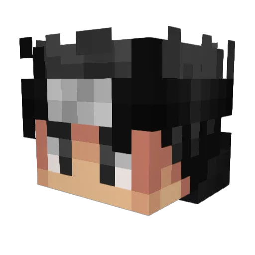 HyperAuraKiller Minecraft avatar head, 3D render