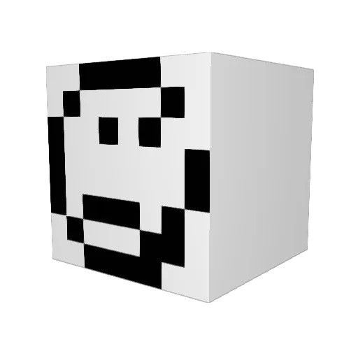 HyperBrit02 Minecraft avatar head, 3D render