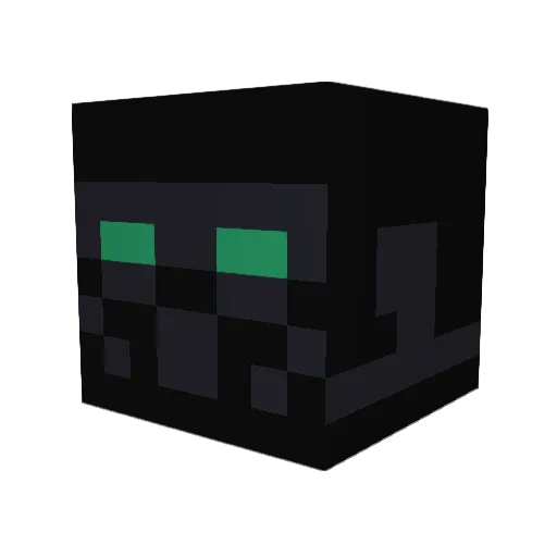 HyperCat98 Minecraft avatar head, 3D render