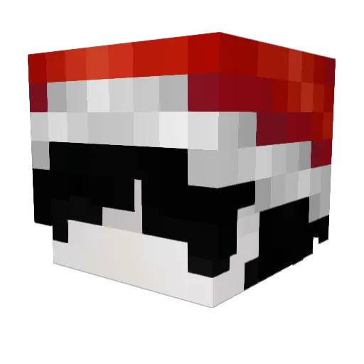 HyperDelta Minecraft avatar head, 3D render
