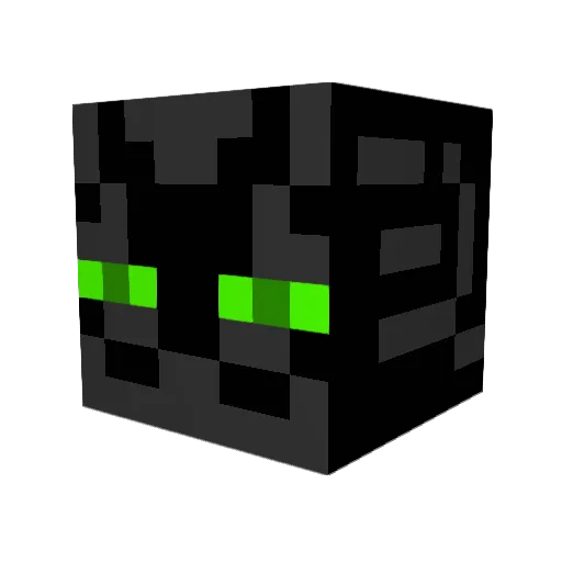 HyperExtension Minecraft avatar head, 3D render
